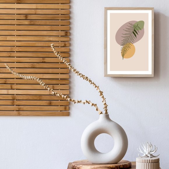 Modern Minimalist Abstract Nature Boho Wall Art Print Home Decor [No Fra… - Picture 4 of 5